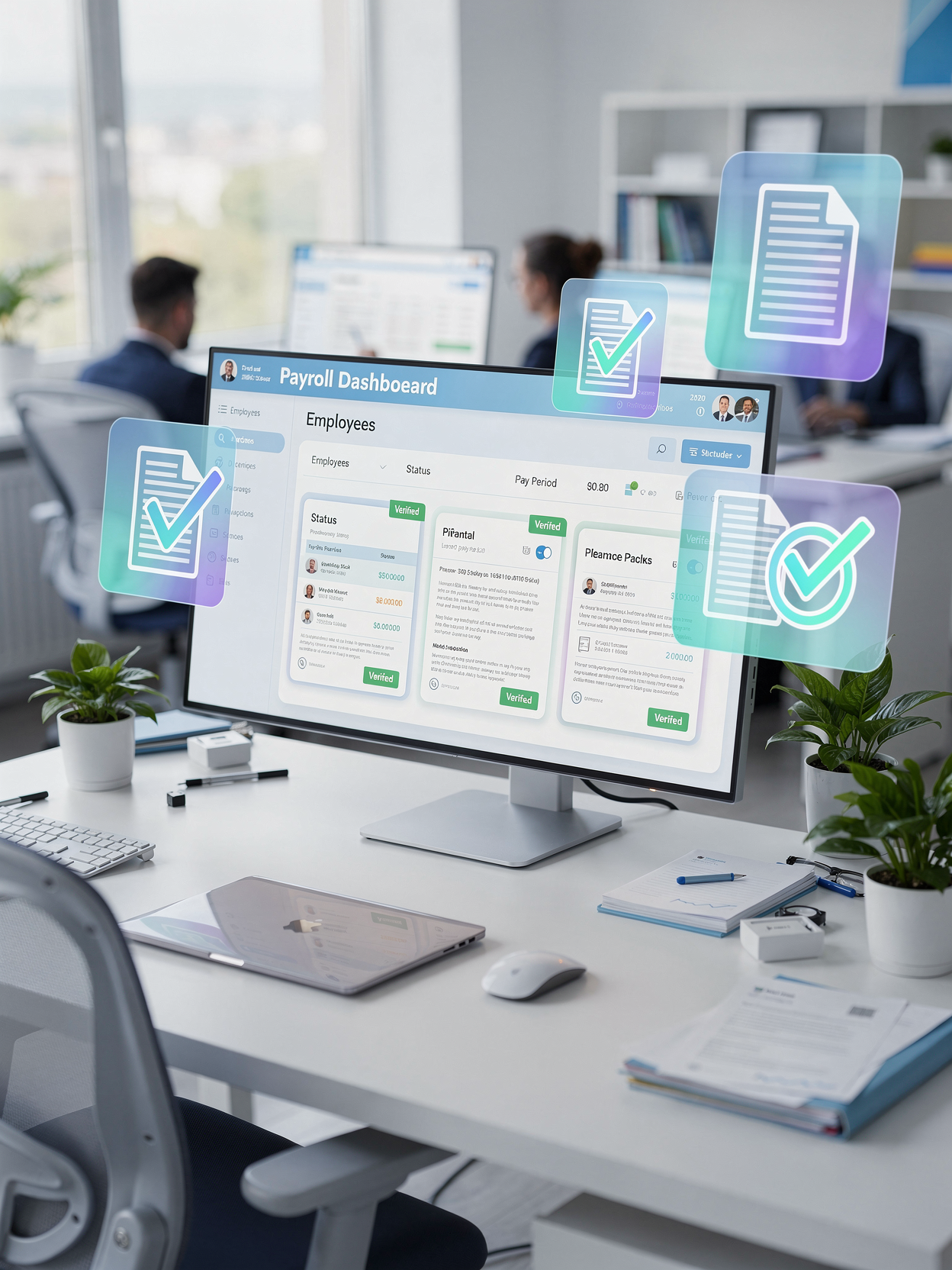 Payroll and employee management dashboard